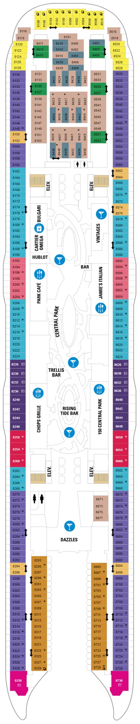 Harmony of the Seas deck plans PDF.
